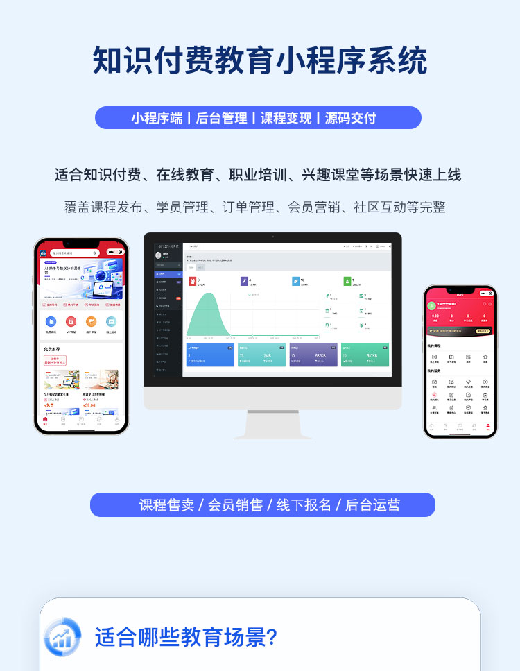 图片[1]-线上线下知识付费小程序源码开源 打造属于自己的知识付费平台-微码集市
